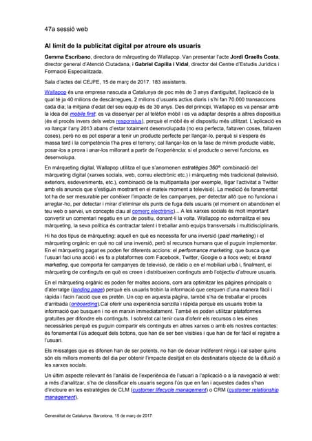 47a sessió web 'Al límit de la publ...