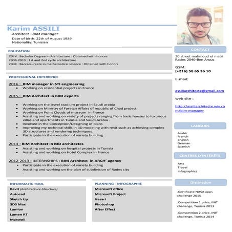 Cv nadia ben halima | PDF