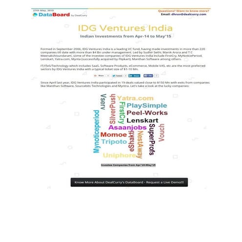 Idg Ventures India Investments Docx