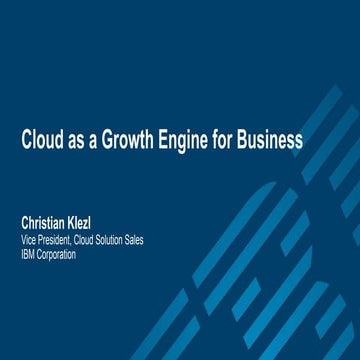 47 . Cloud as a Growth Engine for Business