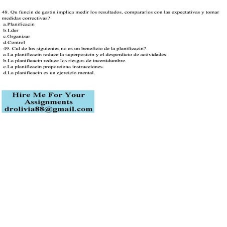 48 Qu Funci N De Gesti N Implica Medir Los Resultados Compararlo pdf