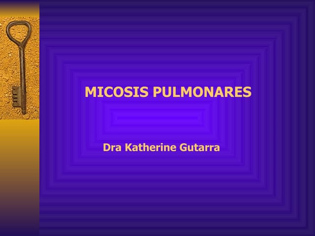 48. micosis pulmonar