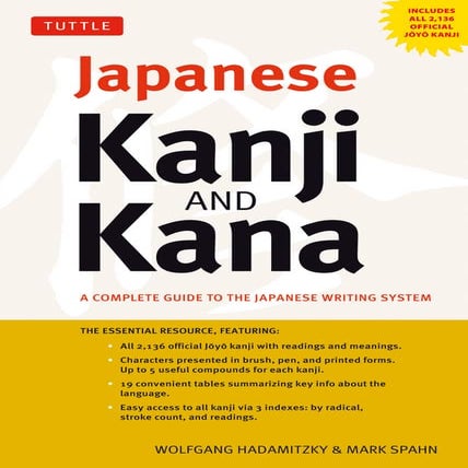 Japanese kanji and kana
