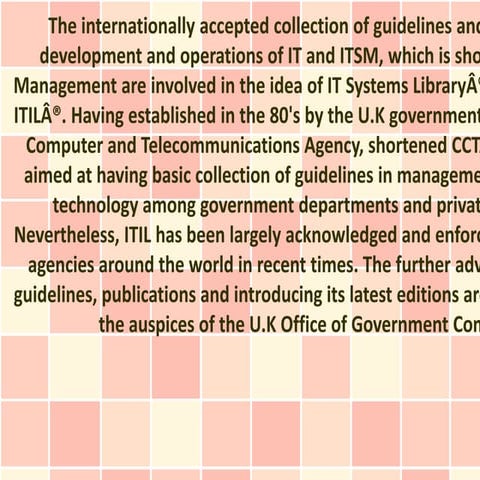 A Look At ITIL® And Its Latest Version