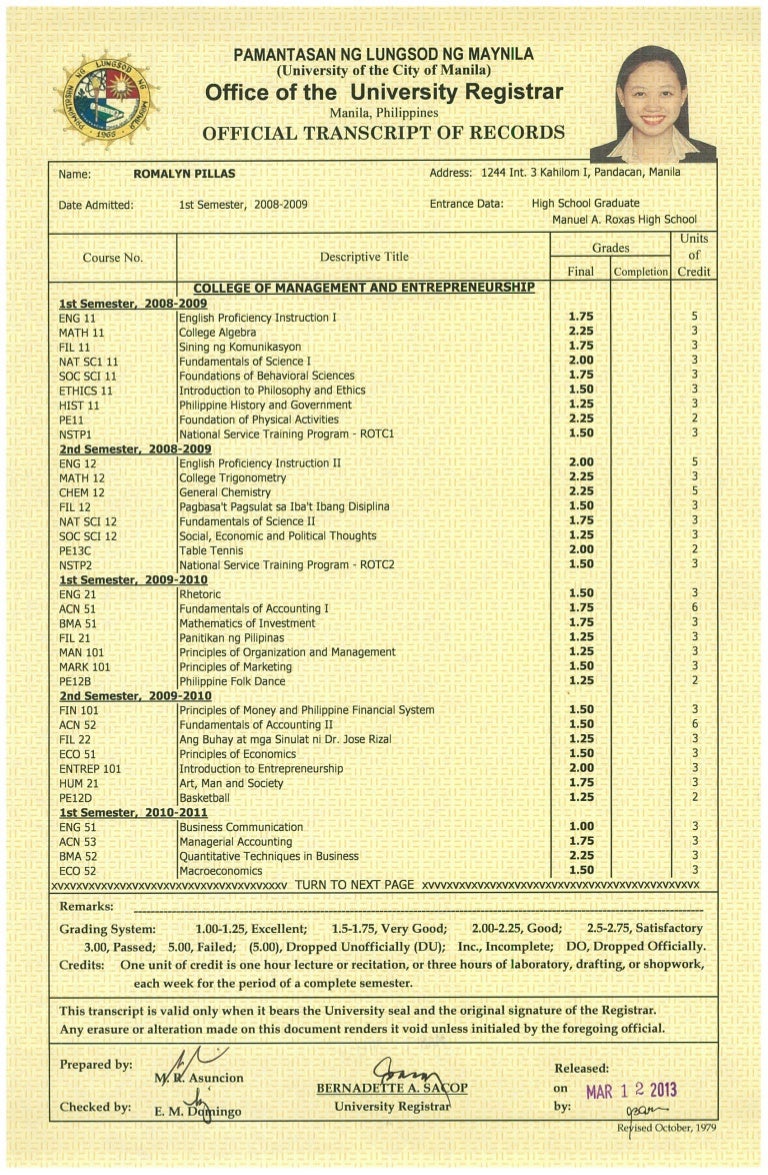 transcript-of-records