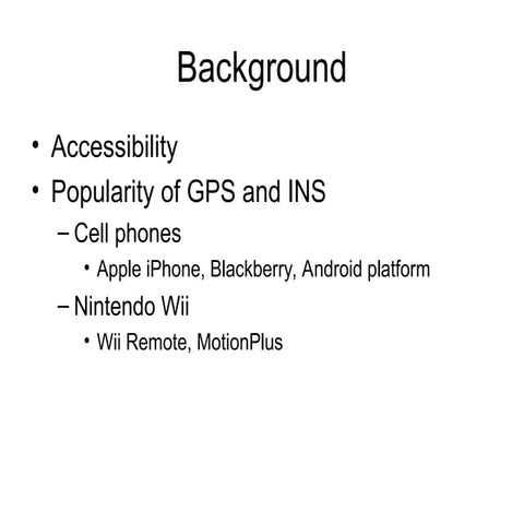 480 GPS Tech presentaation. GPS PRESENTATIONppt