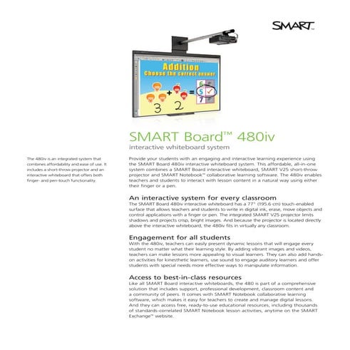 480iv fact sheet education