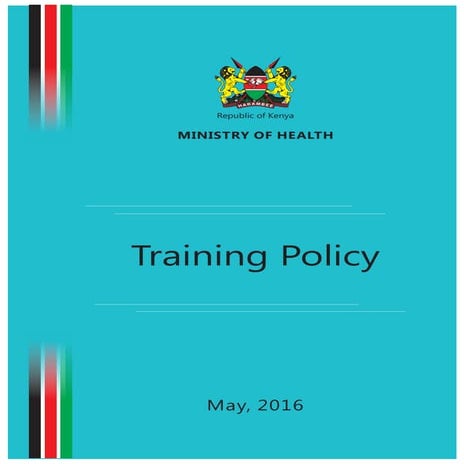 MOH Training Policy document