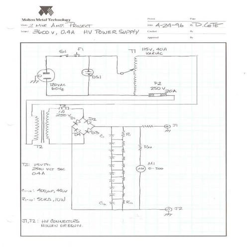 HV Power Supply Schematic