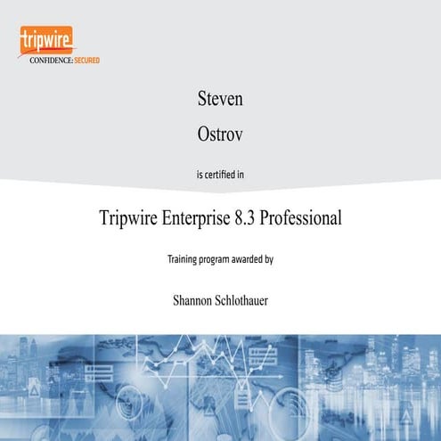 Tripwire Enterprise 8.3 Professional