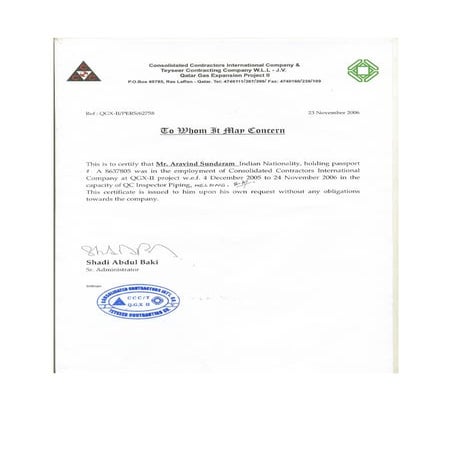 CCIC (Qatar Gas) | PDF