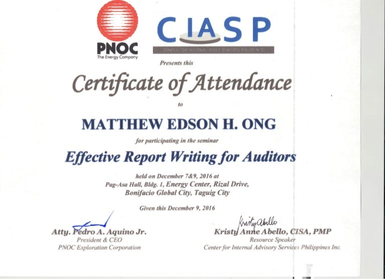 Effective report writing