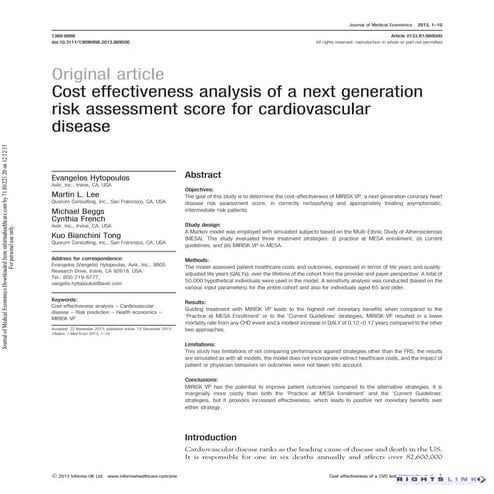 CEA_Next_Generation_CVD_Test_-_JME2013