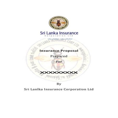 Insurance Proposal - SLIC Corporate Employee (Format)