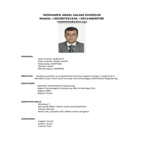 My new cv | DOCX