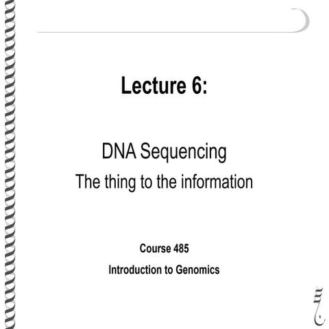 485 lec6 sequencing