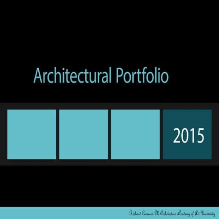 M.Arch Portfolio.Cameron | PDF