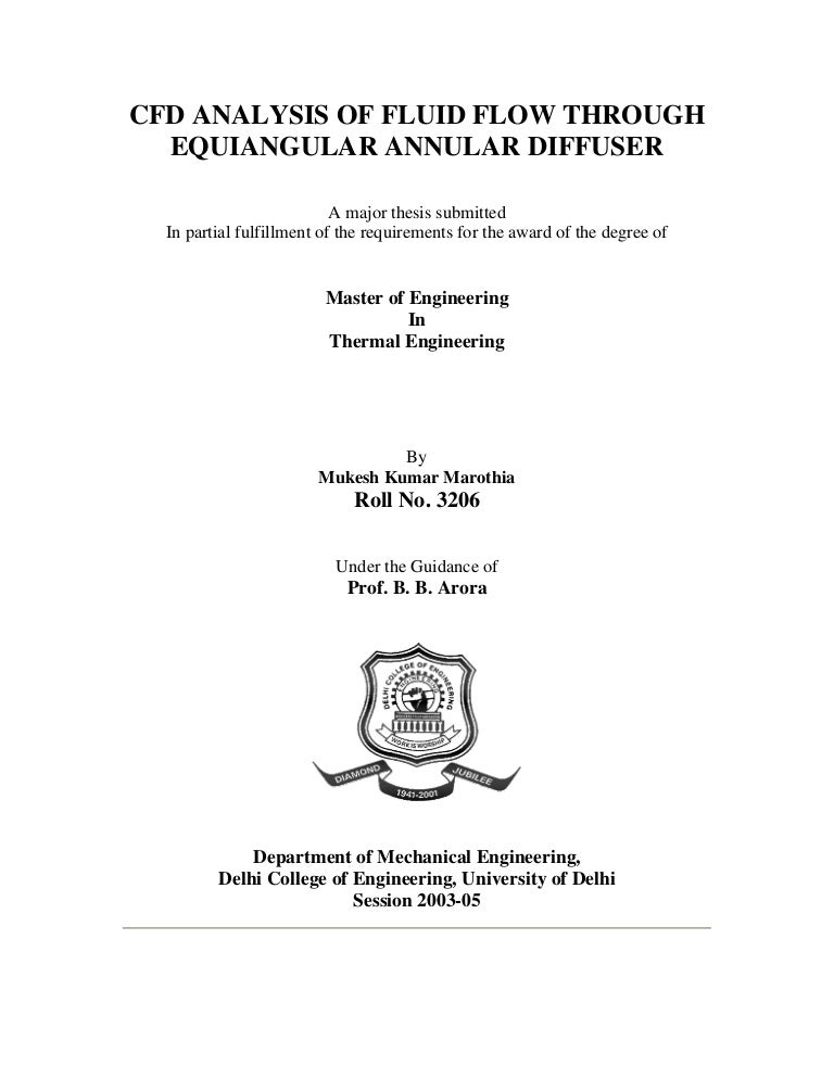 Phd thesis fluid dynamics