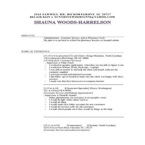 Robin Hicks Resume | DOC