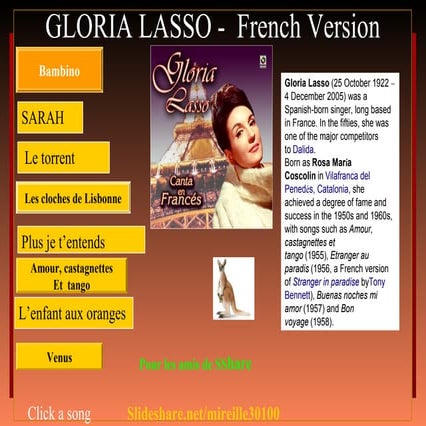 489 - Gloria Lasso -Jukebox2 (canta in francès) | PPS