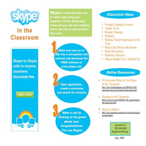 skype flyer