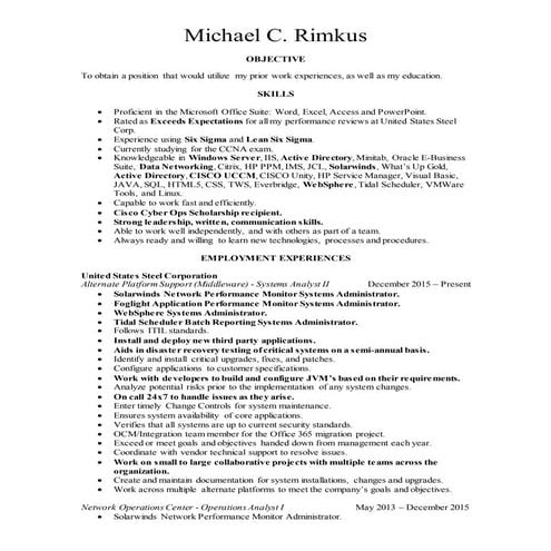 Michael Rimkus presentations