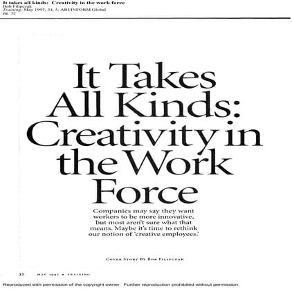 Getting To Radical Creativity | ODP
