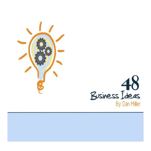 Some Great Business Ideas, shared by Ali Mayar