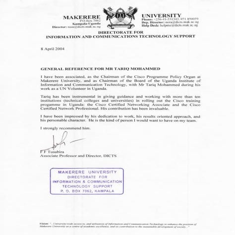 Makerere_UNV_Reference