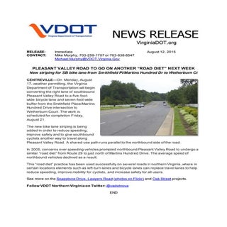 NR15-100 Pleasant Valley Road Diet