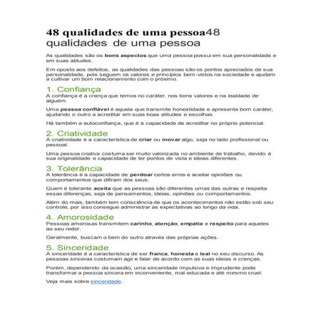 48 qualidades de uma pessoa48 qualidades de uma pessoa.docx