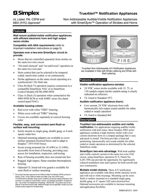 4903-0010 - Conventional Strobe with Horn.pdf