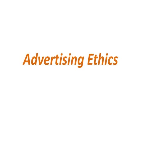 49079079 advertising-ethics-ppt