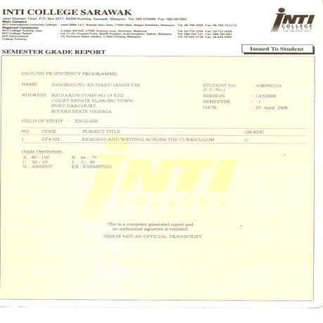 ENGLISH PROFICIENCY TEST