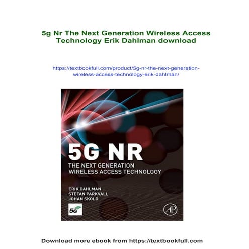 5g Nr The Next Generation Wireless Access Technology Erik Dahlman | PDF