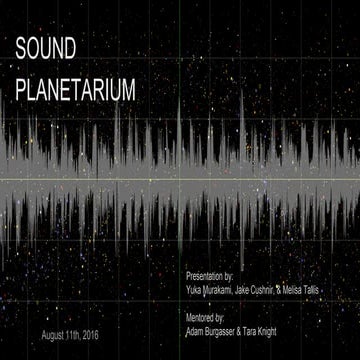 UCSD_SRC Presentation