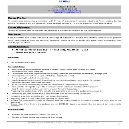 Rishikesh Resume Oct 2016