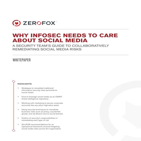 InfoSec's Guide to Social Media [WHITEPAPER]