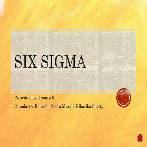 Six Sigma