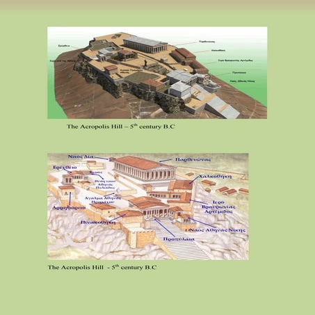The Acropolis Hill (3d representations)