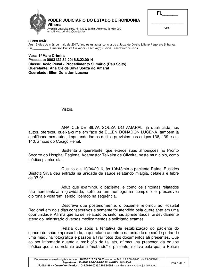 Conclusos Os Autos Para Decisão De Admissibilidade Do Recurso