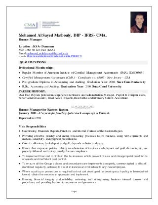 Mohammed MatboulyC.V