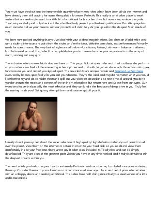 What the Best Couples Live Sex Cams Pros Do (and You Should Too)