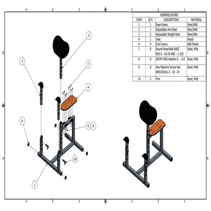 AssemblyDrawingPreacherCurl | PDF