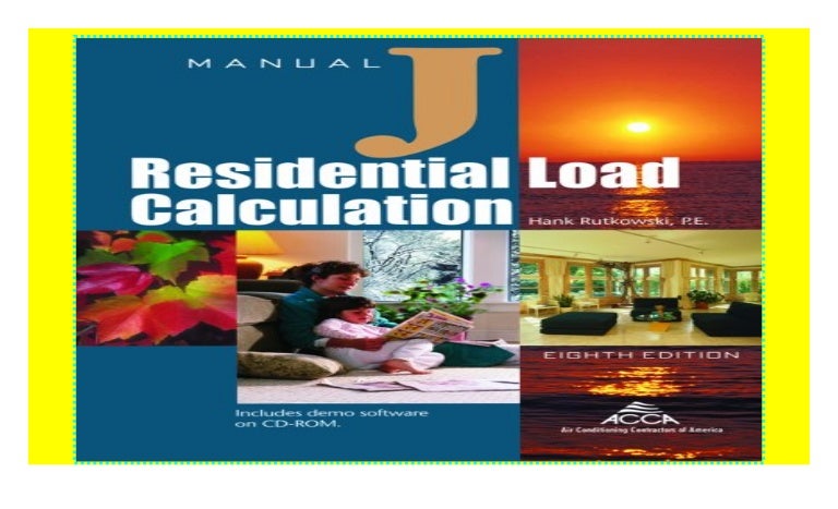 Residential Load Calculation Manual J 2018 pdf$@@