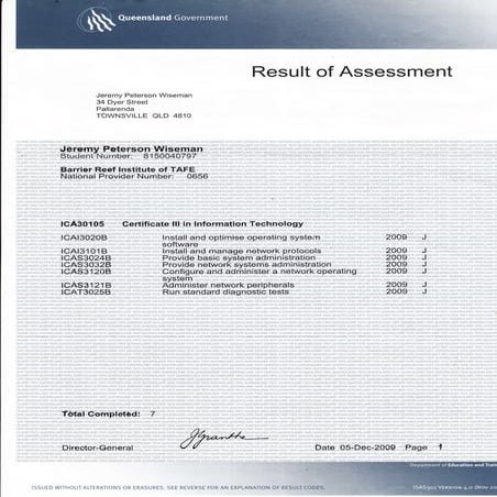 CertificateITNetworking