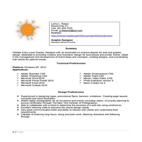 design resume