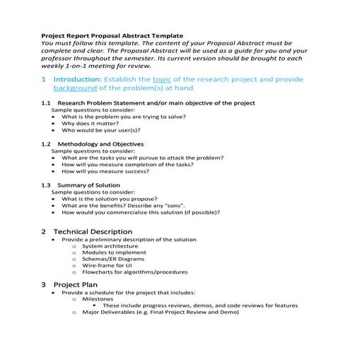 Capstone outline report