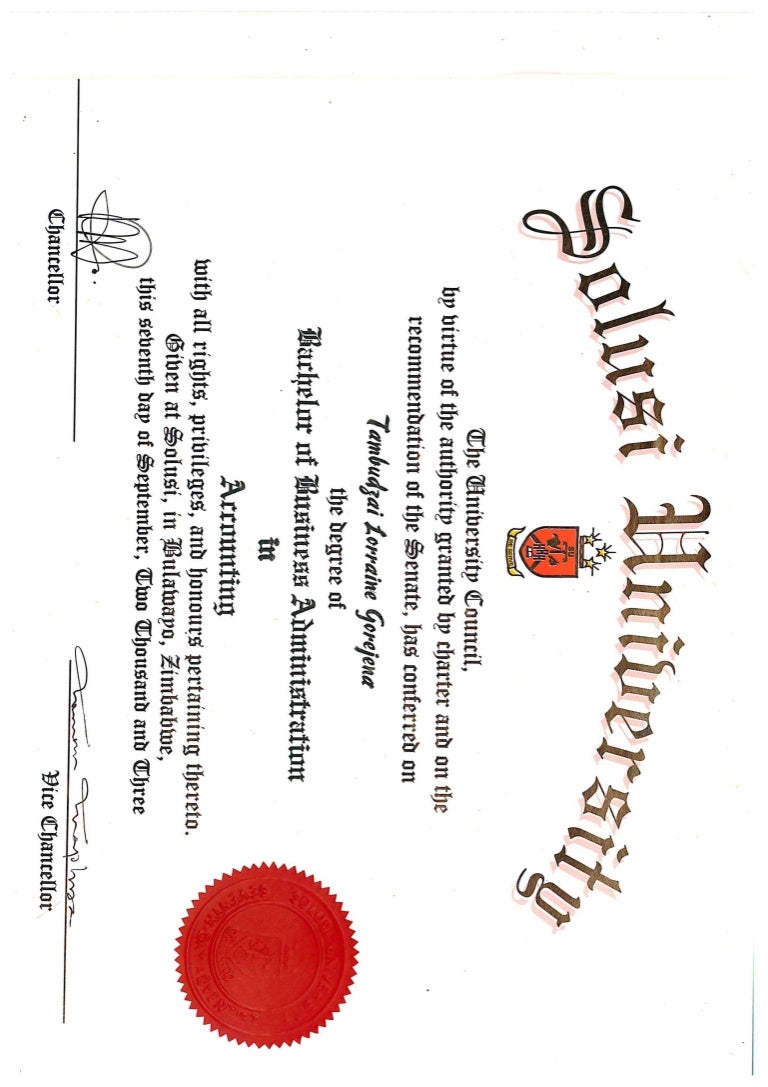 Bachelor Of Business Admin Accounting