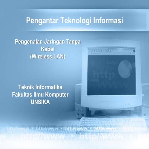 Materi Pengantar Teknologi Informasi Pertemuan Ke-12